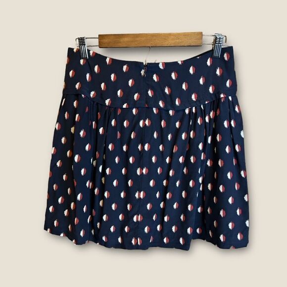 5 for $25🔥Madewell Silk Skyline Skirt in Ikat Dot Size 6 - Picture 2 of 5